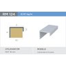 PERFIL PUX RM-124 18MM (TESTEIRA) INOX MATTE ESC 6M - 2