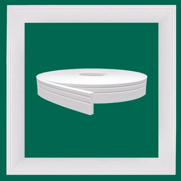 Rodapé EVA Autocolante Flexível 5cm x 1cm - 38 Metros ref Rp07 - 3