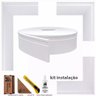 Rodapé EVA Autocolante Flexível 10cm x 1cm - 46 Metros ref Rp16 - 3