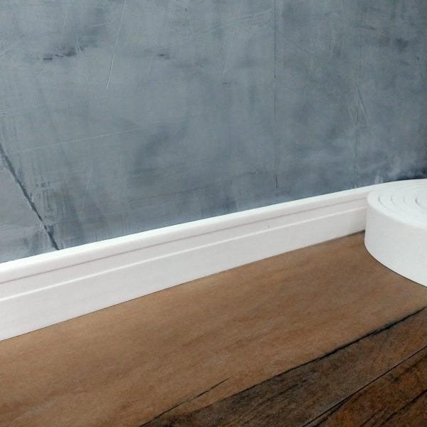 Rodapé EVA Autocolante Flexível 5cm x 1cm - 44 Metros ref Rp16 - 5