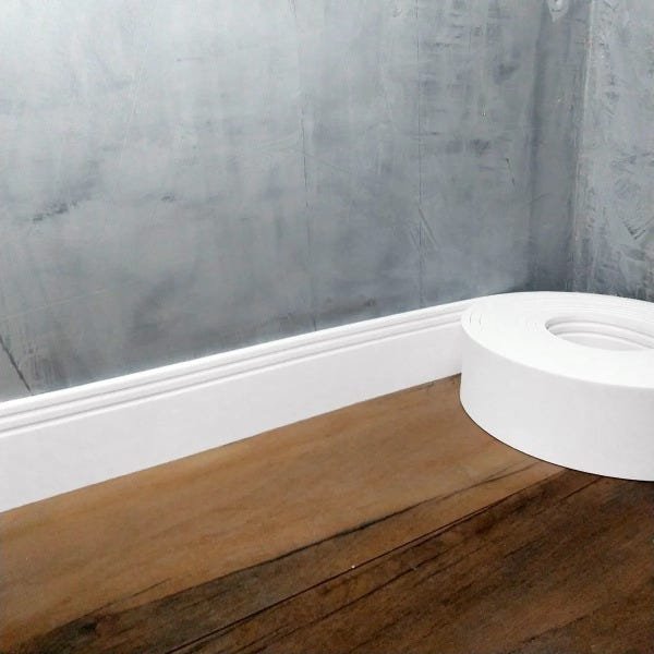 Rodapé EVA Autocolante Flexível 7cm x 1cm - 40 Metros ref Rp07 - 5