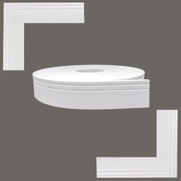 Rodapé EVA Autocolante Flexível 7cm x 1cm - 50 Metros ref Rp07 - 4