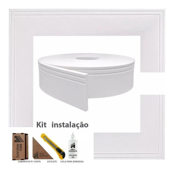 Rodapé EVA Autocolante Flexível 10cm x 1cm - 35 Metros ref Rp07 - 3