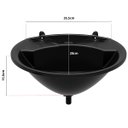 Ver imagem 4 de Pia Banheiro 4l + Torneira Preta + Sifão Sanfonado + Engate Flexível + Veda Rosca + Broca