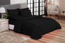 Ver imagem 1 de Jogo de Cama Primor Queen Kit 6 Pçs Preto Casa Dona