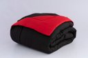 Ver imagem 2 de Jogo de Cama Primor Queen Kit 6 Pçs Preto e Vermelho Casa Dona