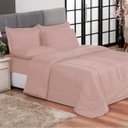 Ver imagem 1 de Jogo de Cama Primor Queen Kit 6 Pçs Rosé Casa Dona