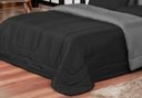 Ver imagem 3 de Jogo de Cama Primor Queen Kit 6 Pçs Preto e Cinza Casa Dona