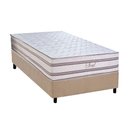 Ver imagem 1 de Cama Box Solteiro: Colchão Molas Ensacadas Paropas Soul + Base Crc Suede Clean (88x188)