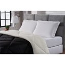 Ver imagem 5 de Cobertor Sherpa Sweet Dupla Face Tamanho Queen Preto e Palha Casa Dona