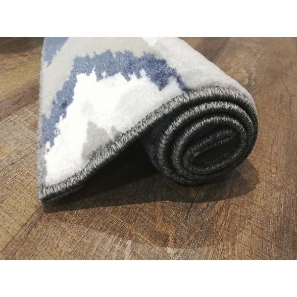 Tapete para Sala Sena 3 Bege-azul 1,40x2,00m - Edantex - 3