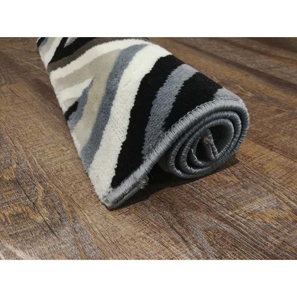 Tapete para Sala Sena 02 Cinza-Bege-Marrom 1,40x2,00M - Edantex - 5