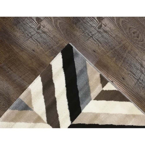Tapete para Sala Sena 02 Cinza-Bege-Marrom 1,40x2,00M - Edantex - 6