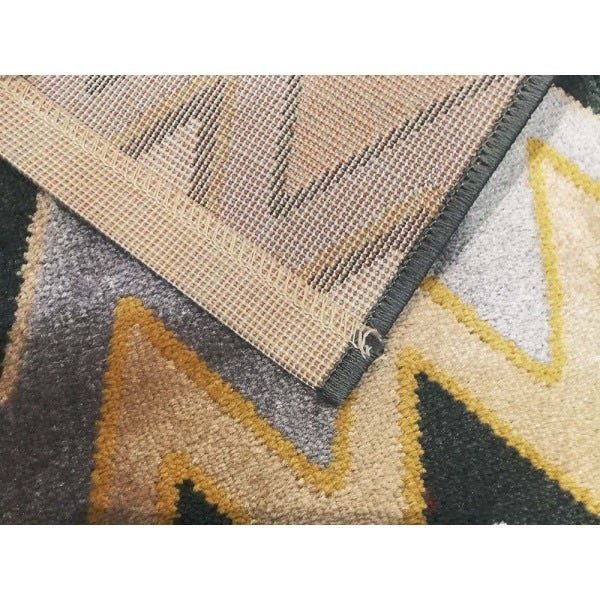 Tapete para Sala Sena 01 Cinza-bege-amarelo 3,00x4,00m - Edantex - 5
