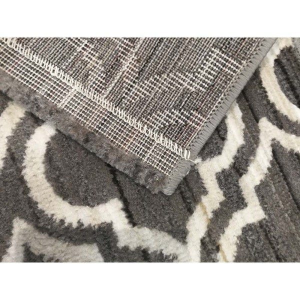 Tapete para Sala Carter 07 Cinza-Bege 1,00x1,40M - Edantex - 3