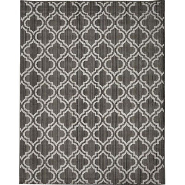 Tapete para Sala Carter 07 Cinza-Bege 1,00x1,40M - Edantex - 2