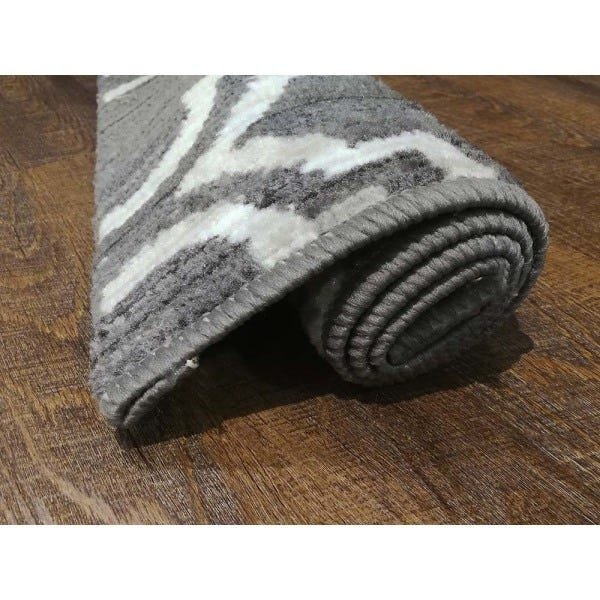 Tapete para Sala Carter 07 Cinza-Bege 1,00x1,40M - Edantex - 5