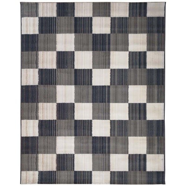 Tapete para Sala Carter 3 Cinza-Bege 1,90x2,40M - Edantex - 2