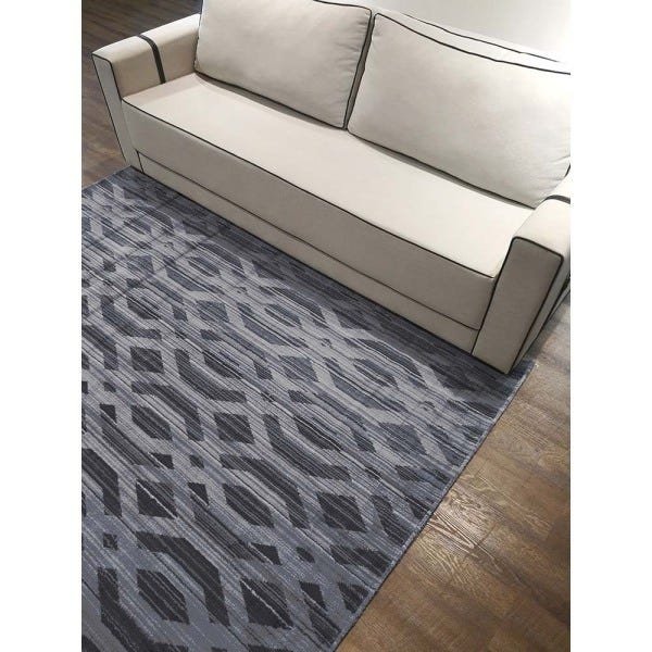 Tapete para Sala Carter 01 Cinza 1,33x1,90M - Edantex - 1