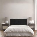 Ver imagem 6 de Cabeceira Painel Solteiro 0,90m Nina Suede Preto - Pallazio