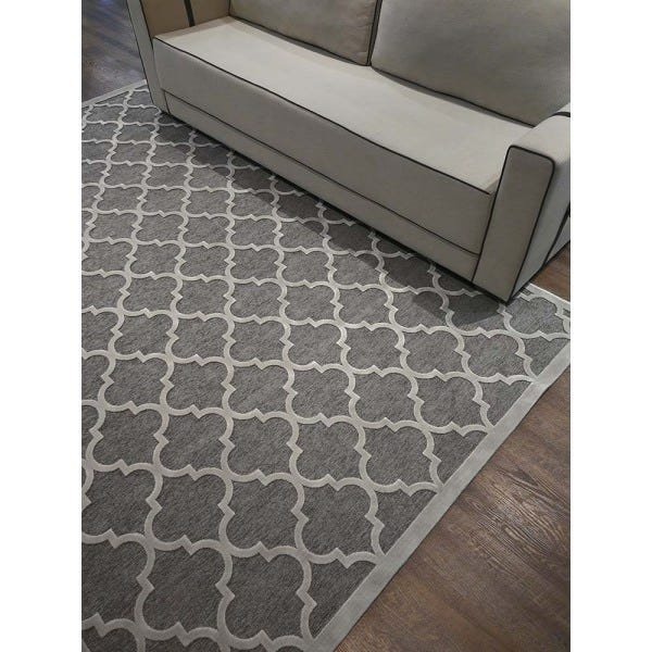 Tapete para Sala Alice 3 Bege 3,00x4,00M - Edantex - 1