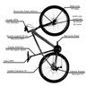 Bicicleta Mtb Legend Aro 29 Suspensão Freio a Disco Quadro 19" 21V Alumínio Preto- South Bikes - 2