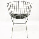 Ver imagem 5 de Kit 3 Cadeiras para cozinha BERTOIA cromada assento preto - Direto de Fábrica