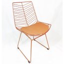 Ver imagem 1 de Cadeira Bertoia Retrô Cobre Assento Cobre - Poltronas Do Sul