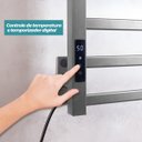 Ver imagem 5 de Toalheiro Elétrico Térmico Aquecido 45x 50 Cinza 110v