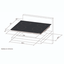 Ver imagem 5 de Cooktop Indução 4 Bocas Mesa Vitrocerâmica 220V Fischer