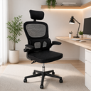 Ver imagem 2 de Cadeira Presidente Ergonômica Giratória Bc-110 Preta