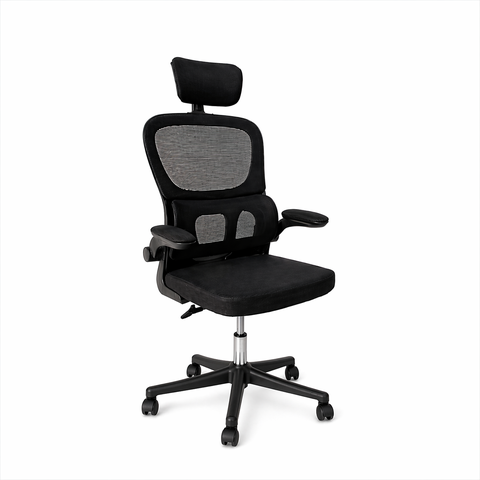 Cadeira Presidente Ergonômica Giratória Bc-110 Preta
