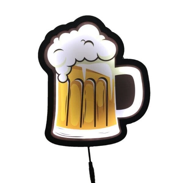 Painel Luminoso Led - Caneca Chopp - 1