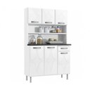Ver imagem 4 de Cozinha de Aço Compacta Rubi 6 Portas 1 Gaveta Smart Branco - Telasul