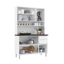 Ver imagem 2 de Cozinha de Aço Compacta Rubi 6 Portas 1 Gaveta Smart Branco - Telasul