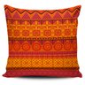 Kit 4 Almofadas Etnicas Tons Laranja e Vermelho 45x45cm - 5