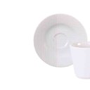 Ver imagem 2 de Xícara e Pires de Café Grid Porcelana Decorada 70 Ml Tramontina