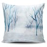 Kit 4 Capas Almofadas decorativas Paisagens Neve 45x45cm - 4