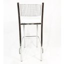 Ver imagem 6 de Kit 3 Banquetas Empilhável Cozinha Cromada Alta Assento Branco - Poltronas do Sul