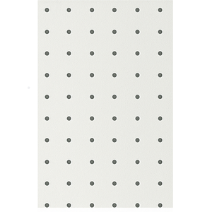 Chapa Perfurada Reta UV 120 x 60 cm  Branco Glacial