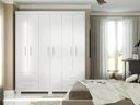 Ver imagem 3 de Guarda-Roupa Casal Grande Branco Primacy Batrol