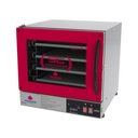 Ver imagem 3 de Kit - Forno Turbo Prp-004 Plus Digital 127v Vermelho + 4 Assadeiras - Progás