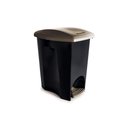Ver imagem 1 de Lixeira E-Black com Pedal - 7 L