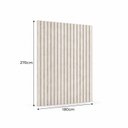 Ver imagem 3 de Painel Ripado para TV - 2700x1800x25 mm - Decape Provence