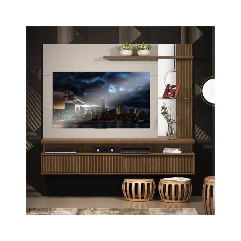 Painel Home Maragogi com Espelho Decorativo - Línea