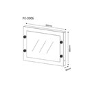 Ver imagem 3 de Multiuso Quarto Espelho Camarim Pe-2006 Branco - Tecno Mobili