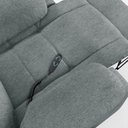 Ver imagem 7 de Poltrona do Papai Reclinável Sala de Cinema Barcelona Elevação Lift Elétrico Linho Cinza