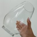 Ver imagem 7 de Vaso Jersey Decorativo Cachepô Enfeite 23x16x16cm Vidro Transp