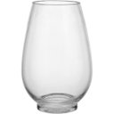 Ver imagem 1 de Vaso Jersey Decorativo Cachepô Enfeite 23x16x16cm Vidro Transp