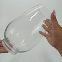Ver imagem 5 de Vaso Jersey Decorativo Cachepô Enfeite 23x16x16cm Vidro Transp